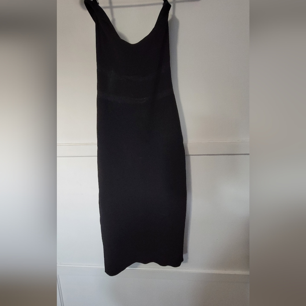 bebe Black Strapless Dress Size Medium